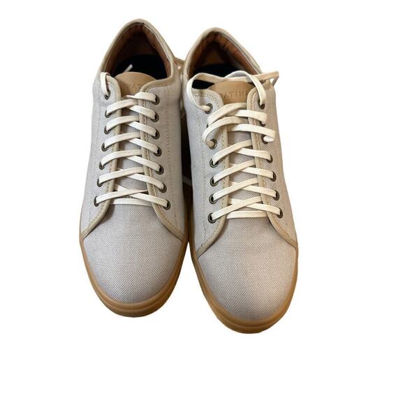Patina Low Top Beige Sneakers, Mens Size 10 1/2, New in box - Picture 1 of 7